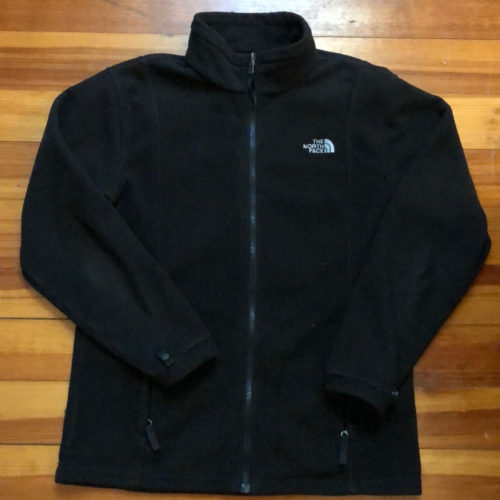 Black fleece North Face